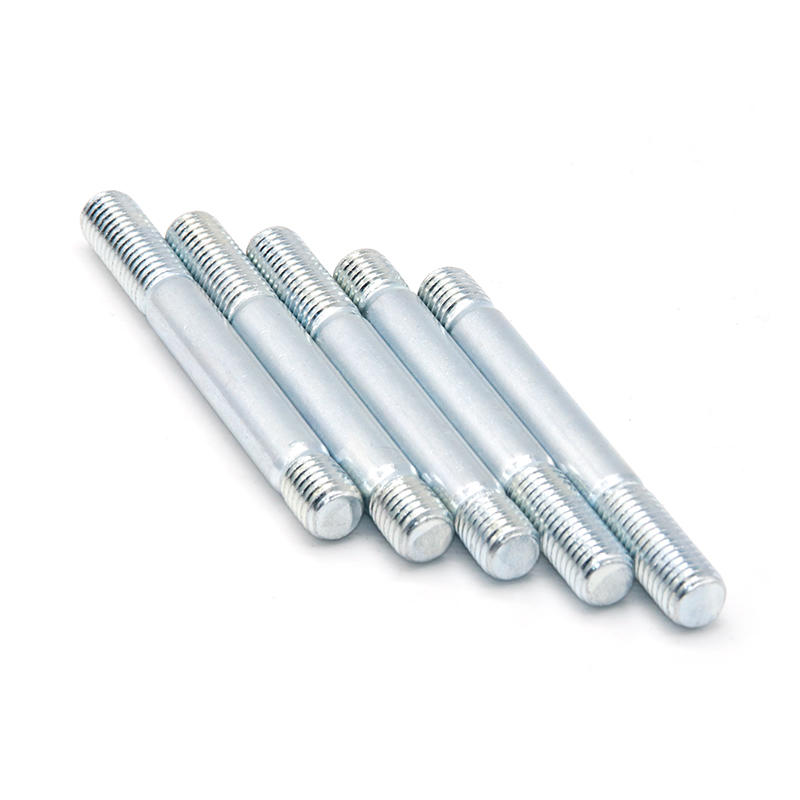 10x75mm GB899 White Zinc Plated Double End Studs