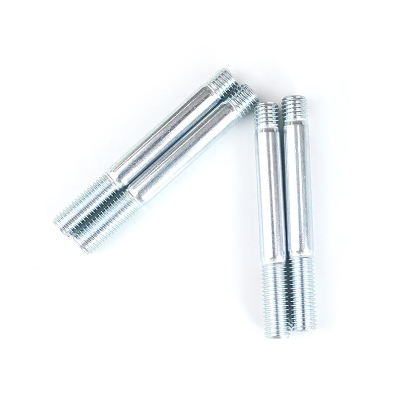 8x70mm GB898 White Zinc Plated Double End Studs