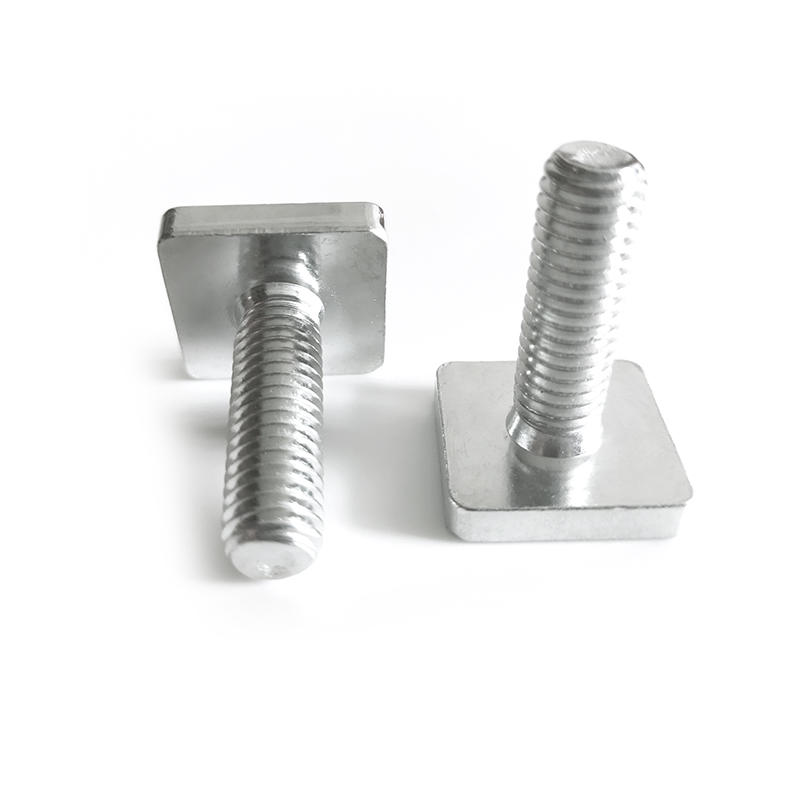 M8x25 Square head bolts with Zinc Plated