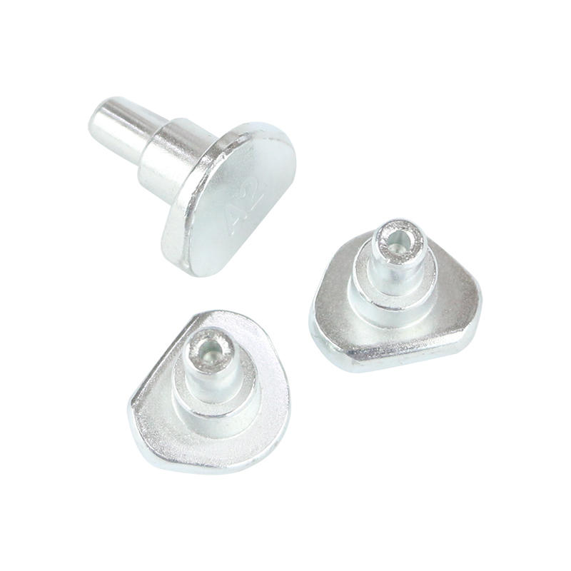 White Zinc Plated Semi Tubular Abnormal Shape Clutch Compressing Disc Rivet